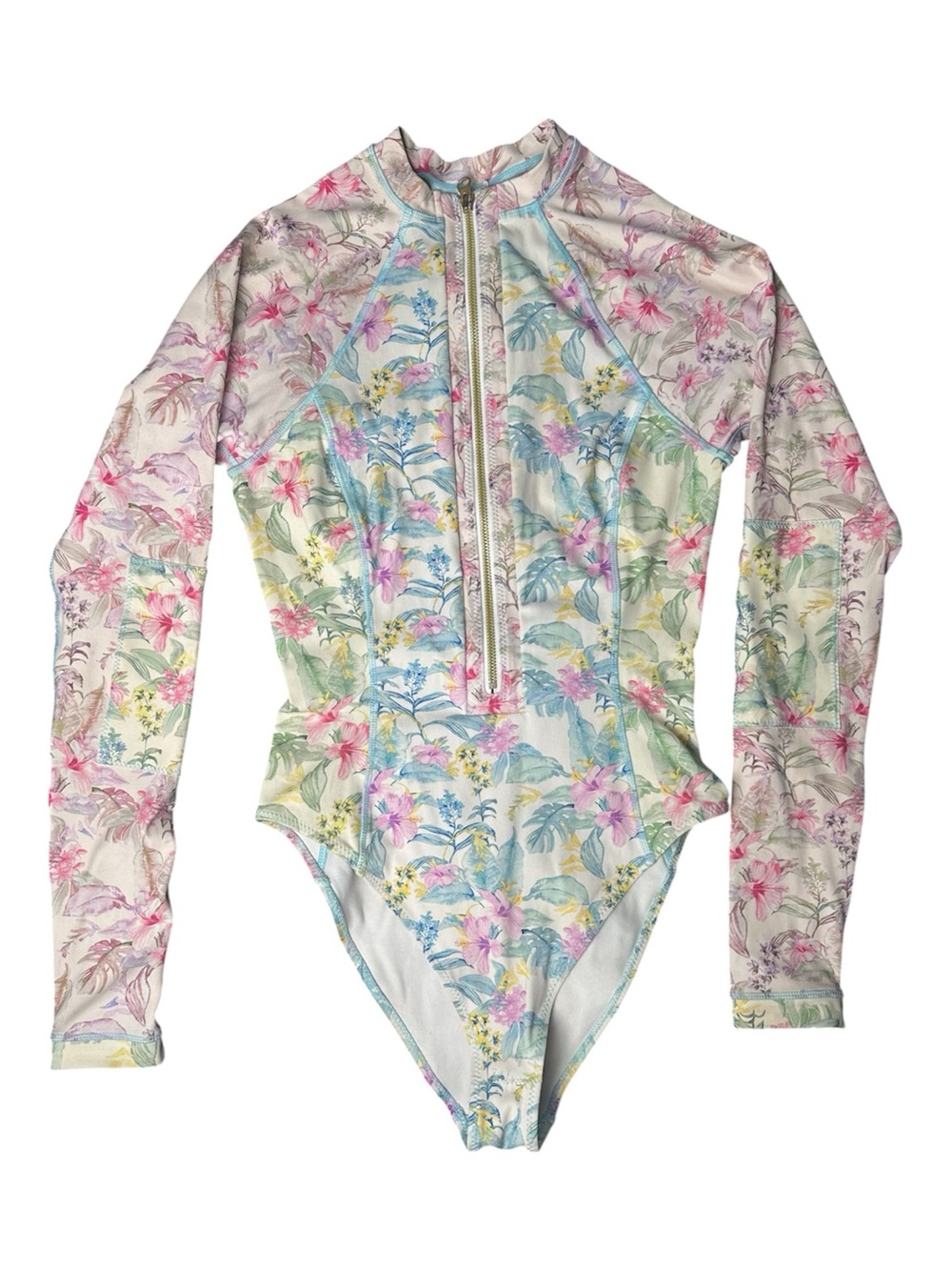 LoveShack Fancy X Hurley Long Sleeve One Piece